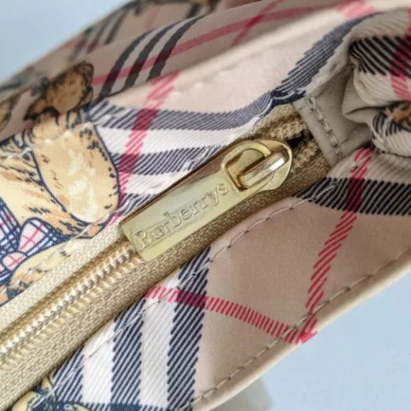 Vintage Burberrys Teddy Bear Canvas Tote - Picture 4 of 5